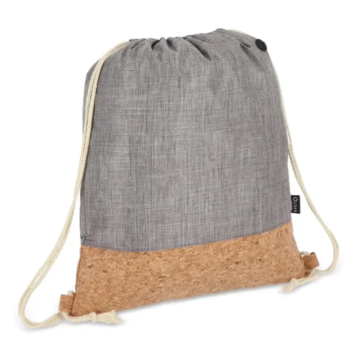Drawstring bag R-PET  cork 35 x 40cm - LT91392 (N0061)